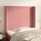 Hoofdborden en voetborden met trendy ontwerp levering bevat 183x16x78 - Roze / 93 x 16 x 118/128 cm / 1 - Hoofdborden