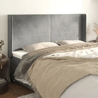 Hoofdborden en voetborden met trendy ontwerp levering bevat 183x16x78 - Lichtgrijs / 183 x 16 x 118/128 cm / 1