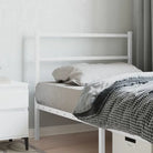 Hoofdborden en voetborden met vierkante buizen voor een stijlvolle slaapkamer - Wit / 100 cm / 1 - Hoofdborden