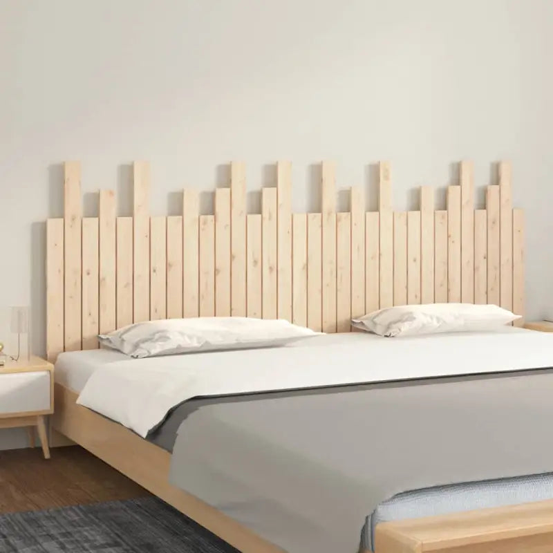 Hoofdborden en voetborden van massief grenenhout met klassiek design - Naturel / 204 x 80 cm / 1 - Hoofdborden