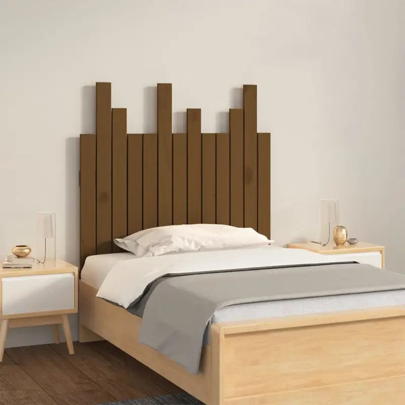 Hoofdborden en voetborden van massief grenenhout met klassiek design - Honingbruin / 82.5 x 80 cm / 1 - Hoofdborden