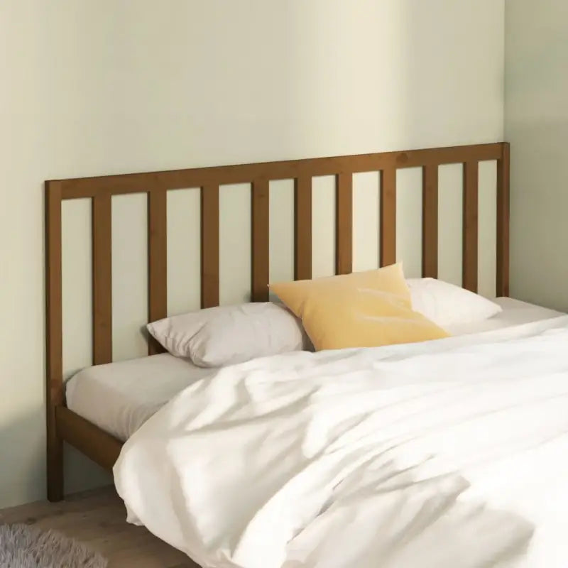 Hoofdborden en voetborden van massief grenenhout met trendy design - Honingbruin / 186 x 100 cm / 1 - Hoofdborden