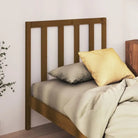 Hoofdborden en voetborden van massief grenenhout met trendy design - Honingbruin / 81 x 100 cm / 1 - Hoofdborden