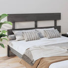 Hoofdborden en voetborden van massief grenenhout met trendy design - Grijs / 164 x 81 cm / 1 - Hoofdborden en voetborden