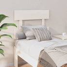 Hoofdborden en voetborden van massief grenenhout met trendy design - Wit / 103.5 x 81 cm / 1 - Hoofdborden en voetborden