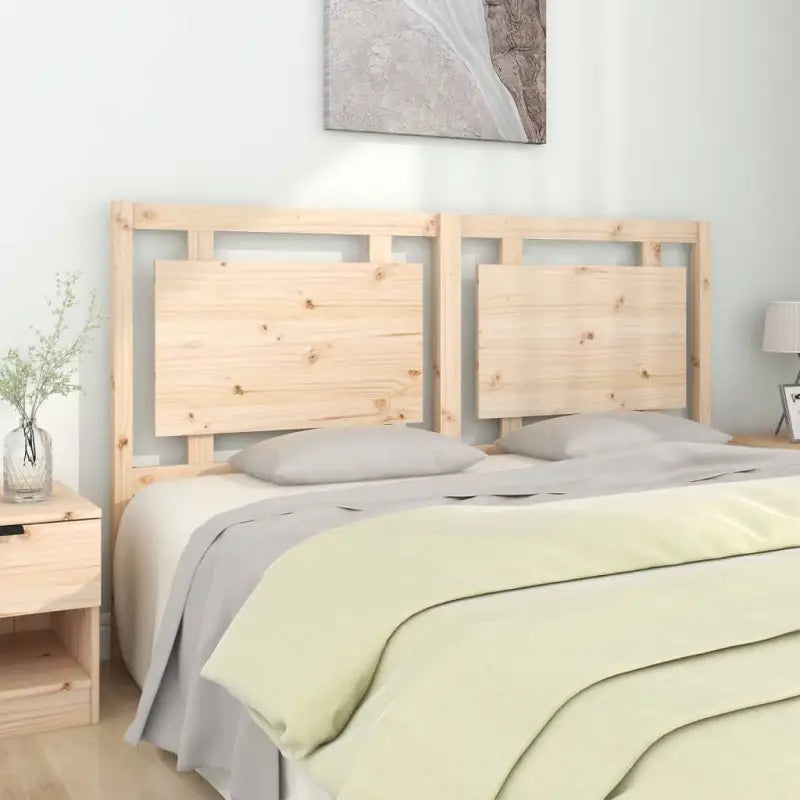 Hoofdborden en voetborden van massief grenenhout voor een compleet slaapkamer uiterlijk - Naturel / 165.5 x 100 cm / 1