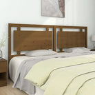 Hoofdborden en voetborden van massief grenenhout voor een compleet slaapkamer uiterlijk - Honingbruin / 205.5 x 100 cm
