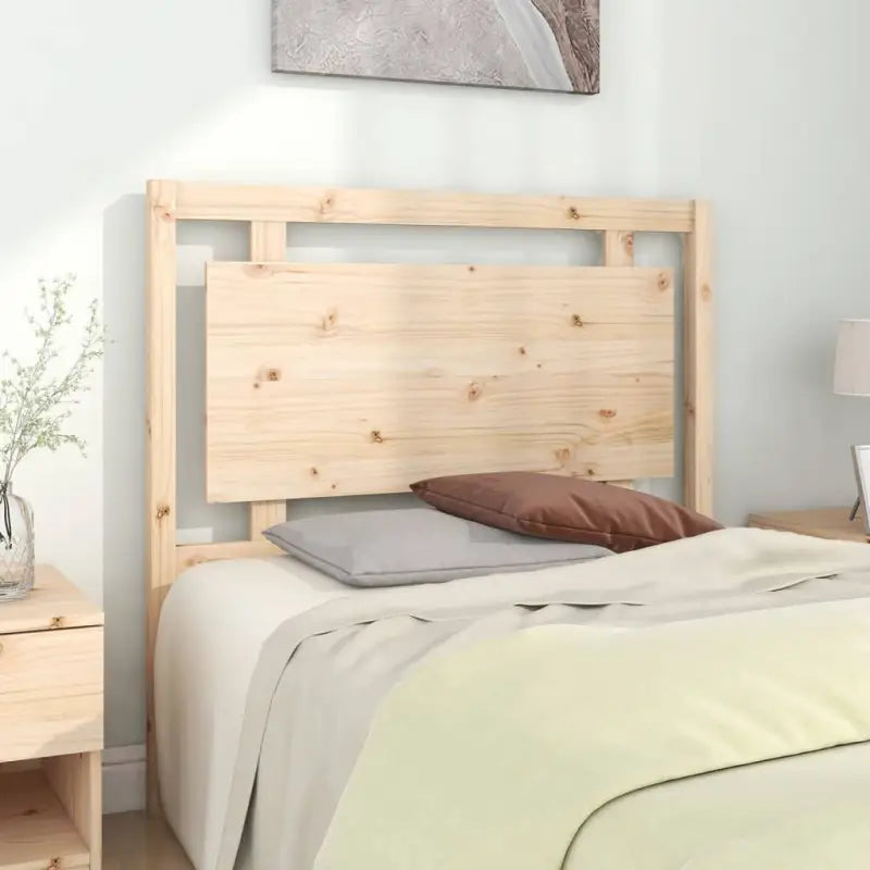 Hoofdborden en voetborden van massief grenenhout voor een compleet slaapkamer uiterlijk - Naturel / 105.5 x 100 cm / 1