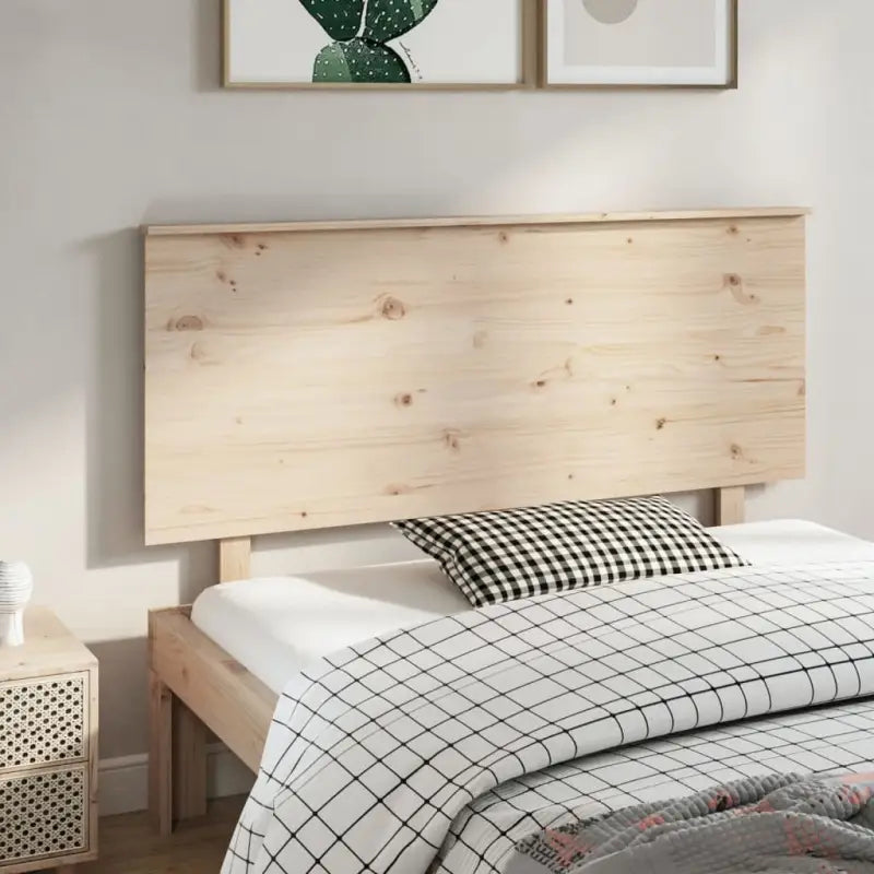 Hoofdborden en voetborden van massief grenenhout voor een stijlvolle slaapkamer - Naturel / 144 x 82.5 cm / 1