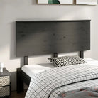 Hoofdborden en voetborden van massief grenenhout voor een stijlvolle slaapkamer - Grijs / 144 x 82.5 cm / 1