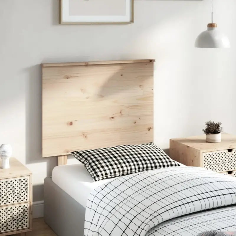 Hoofdborden en voetborden van massief grenenhout voor een stijlvolle slaapkamer - Naturel / 79 x 82.5 cm / 1