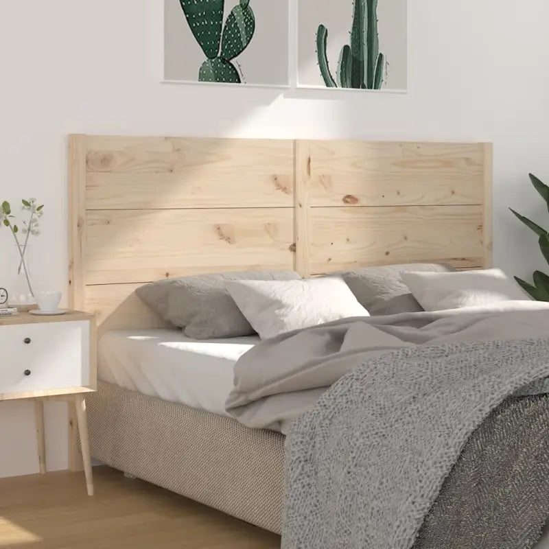 Hoofdborden en voetborden van massief grenenhout voor een stijlvolle slaapkamer - Naturel / 206 x 100 cm / 1