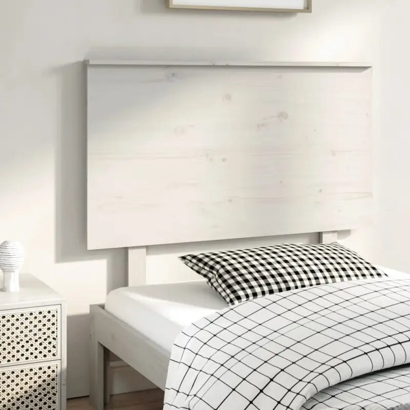 Hoofdborden en voetborden van massief grenenhout voor een stijlvolle slaapkamer - Wit / 94 x 82.5 cm / 1 - Hoofdborden