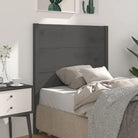 Hoofdborden en voetborden van massief grenenhout voor een stijlvolle slaapkamer - Grijs / 96 x 100 cm / 1 - Hoofdborden