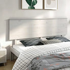 Hoofdborden en voetborden van massief grenenhout voor een stijlvolle slaapkamer - Wit / 204 x 82.5 cm / 1 - Hoofdborden