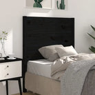 Hoofdborden en voetborden van massief grenenhout voor een stijlvolle slaapkamer - Zwart / 96 x 100 cm / 1 - Hoofdborden