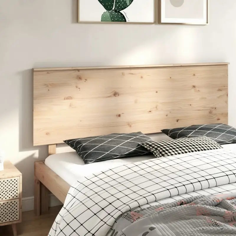 Hoofdborden en voetborden van massief grenenhout voor een stijlvolle slaapkamer - Naturel / 184 x 82.5 cm / 1