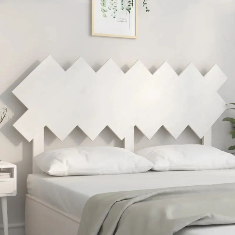 Hoofdborden en voetborden van massief grenenhout voor een trendy slaapkamer - Wit / 151.5 x 81 cm / 1 - Hoofdborden
