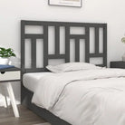 Hoofdborden en voetborden van massief grenenhout voor een trendy slaapkamer - Grijs / 125.5 x 100 cm / 1 - Hoofdborden