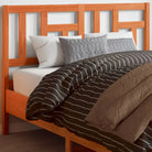 Hoofdborden en voetborden van massief grenenhout voor een trendy slaapkamer - Wasbruin / 140.5 x 100 cm / 1