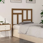 Hoofdborden en voetborden van massief grenenhout voor een trendy slaapkamer - Honingbruin / 80.5 x 100 cm / 1