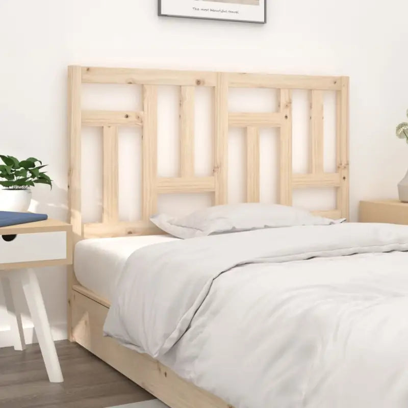 Hoofdborden en voetborden van massief grenenhout voor een trendy slaapkamer - Naturel / 125.5 x 100 cm / 1
