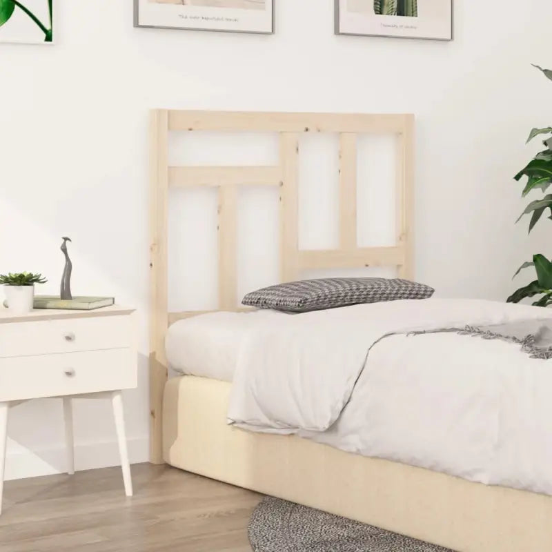 Hoofdborden en voetborden van massief grenenhout voor een trendy slaapkamer - Naturel / 80.5 x 100 cm / 1 - Hoofdborden