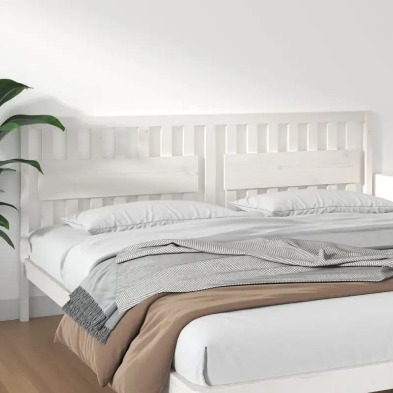 Hoofdborden en voetborden van massief grenenhout voor elke slaapkamer - Wit / 205.5 x 100 cm / 1 - Hoofdborden
