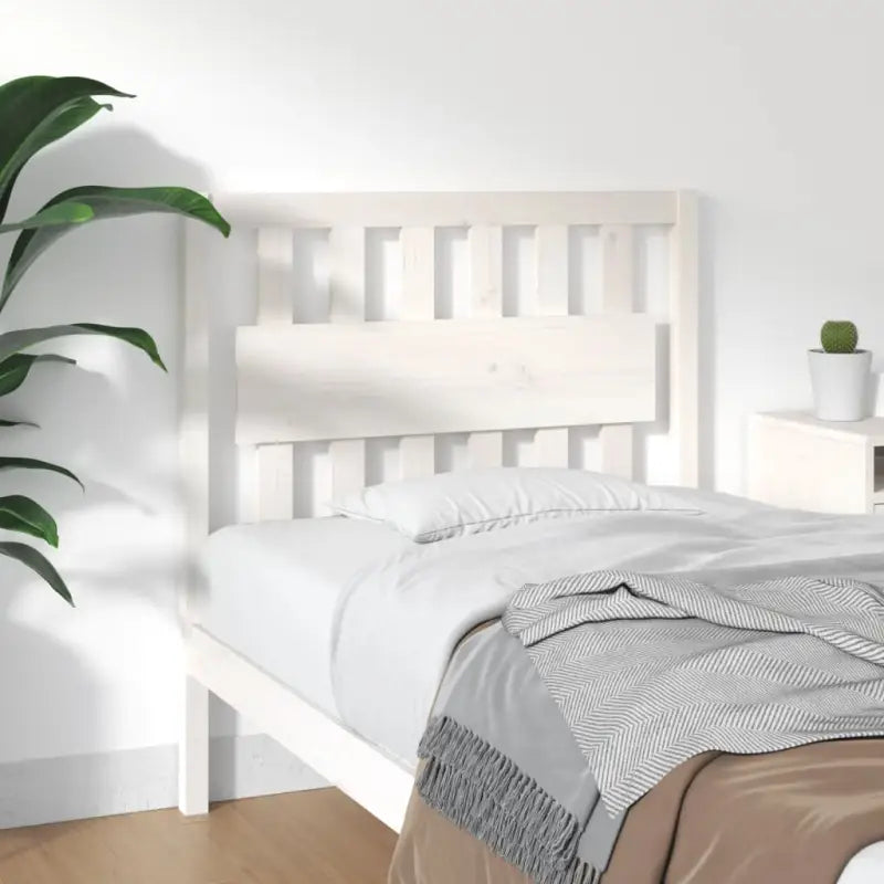 Hoofdborden en voetborden van massief grenenhout voor elke slaapkamer - Wit / 95.5 x 100 cm / 1 - Hoofdborden