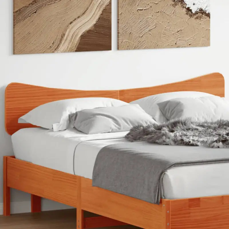 Hoofdborden en voetborden van massief grenenhout voor elke slaapkamer - Wasbruin / 140 cm / 1 - Hoofdborden
