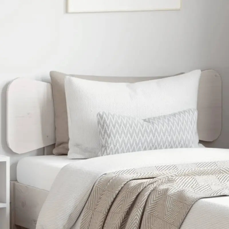 Hoofdborden en voetborden van massief grenenhout voor elke slaapkamer - Wit / 100 cm / 1 - Hoofdborden en voetborden