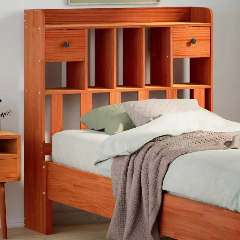 Hoofdborden en voetborden van massief grenenhout voor elke slaapkamer - Wasbruin / 100 cm / 1 - Hoofdborden