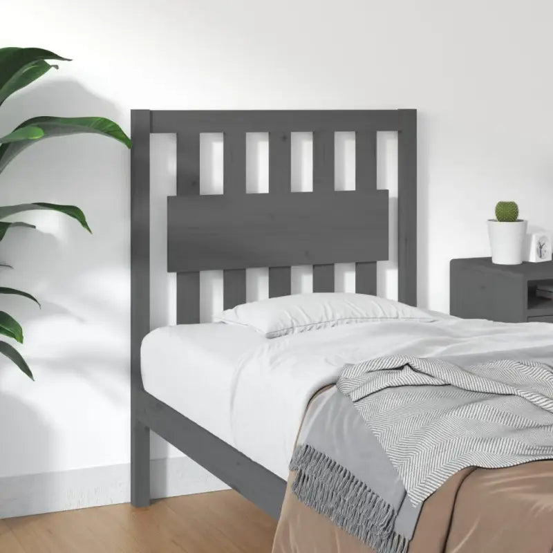 Hoofdborden en voetborden van massief grenenhout voor elke slaapkamer - Grijs / 80.5 x 100 cm / 1 - Hoofdborden