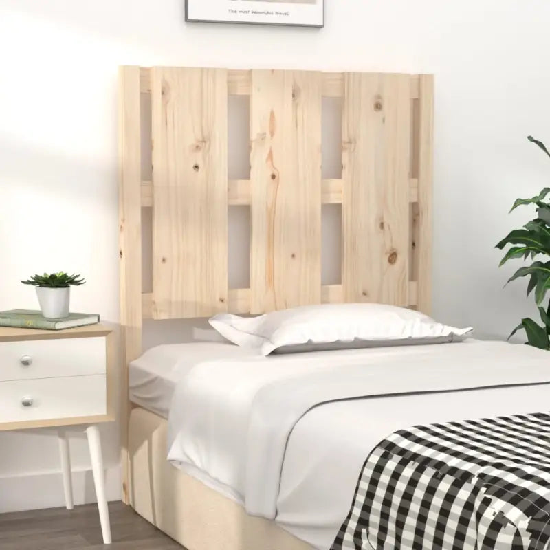 Hoofdborden en voetborden van massief grenenhout voor elke slaapkamer - Naturel / 80.5 x 100 cm / 1 - Hoofdborden