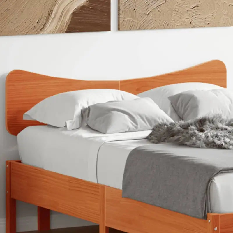 Hoofdborden en voetborden van massief grenenhout voor elke slaapkamer - Wasbruin / 135 cm / 1 - Hoofdborden