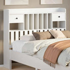 Hoofdborden en voetborden van massief grenenhout voor elke slaapkamer - Wit / 135 cm / 1 - Hoofdborden en voetborden