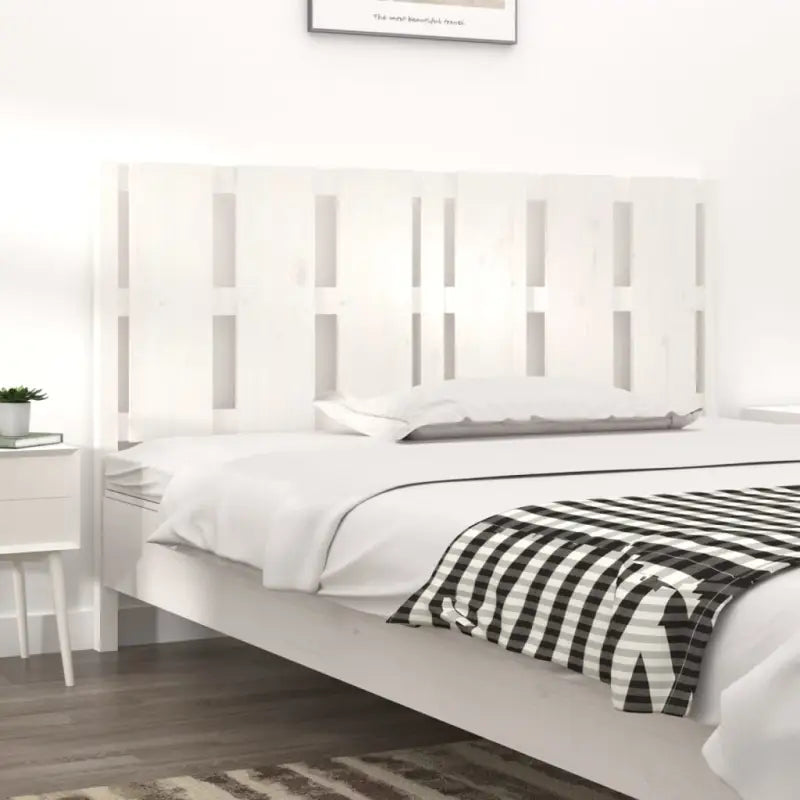 Hoofdborden en voetborden van massief grenenhout voor elke slaapkamer - Wit / 155.5 x 100 cm / 1 - Hoofdborden