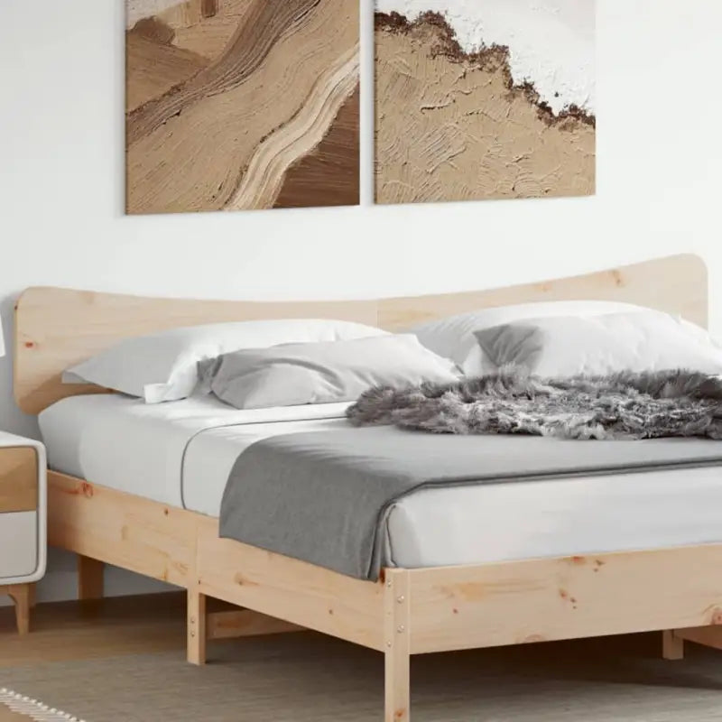 Hoofdborden en voetborden van massief grenenhout voor elke slaapkamer - Naturel / 200 cm / 1 - Hoofdborden en voetborden