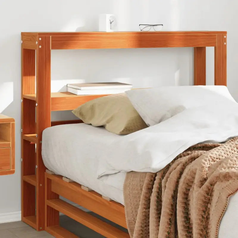 Hoofdborden en voetborden van massief grenenhout voor in elke slaapkamer - Wasbruin / 96 x 19 x 82 cm / 1 - Hoofdborden