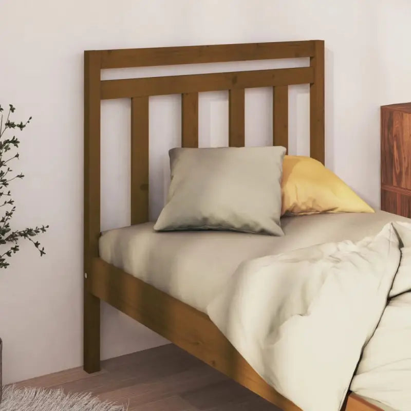 Hoofdborden van massief grenenhout met trendy design voor elke slaapkamer - Honingbruin / 95 x 100 cm / 1 - Hoofdborden