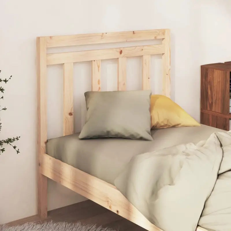 Hoofdborden van massief grenenhout met trendy design voor elke slaapkamer - Naturel / 96 x 100 cm / 1 - Hoofdborden