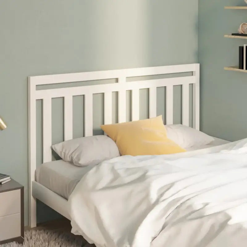 Hoofdborden van massief grenenhout met trendy design voor elke slaapkamer - Wit / 166 x 100 cm / 1 - Hoofdborden