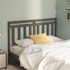 Hoofdborden van massief grenenhout met trendy design voor elke slaapkamer - Grijs / 141 x 100 cm / 1 - Hoofdborden