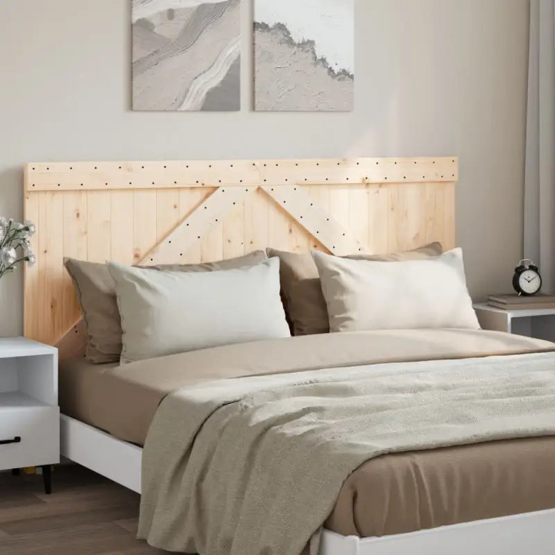 Hoofdeinde van massief grenenhout met rustieke charme - 180 x 104 cm / 1 / Driehoekig - Hoofdborden en voetborden