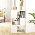 Hoogglans wit Boekenkast bewerkt hout met strak ontwerp - Boekenkasten