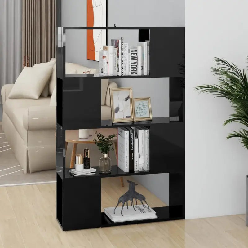 Hoogglans wit Boekenkast bewerkt hout met strak ontwerp - Boekenkasten