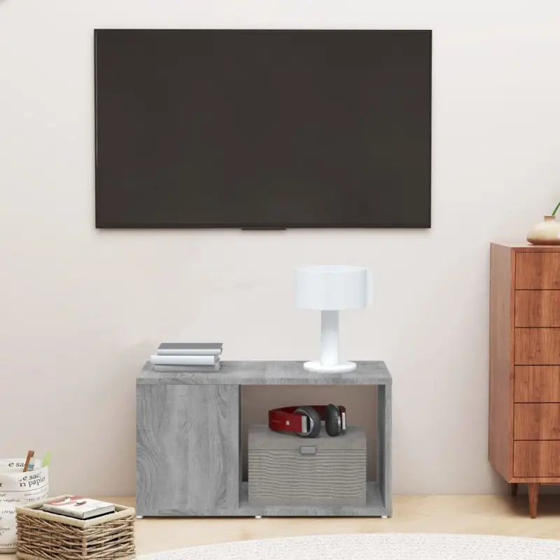Hoogglans wit Boekenkast bewerkt hout met strak ontwerp - Grijs sonoma / 1 / 60 x 24 x 32 cm - Boekenkasten
