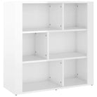 Hoogglans wit dressoir van bewerkt hout met elegante uitstraling - Dressoirs & buffetkasten