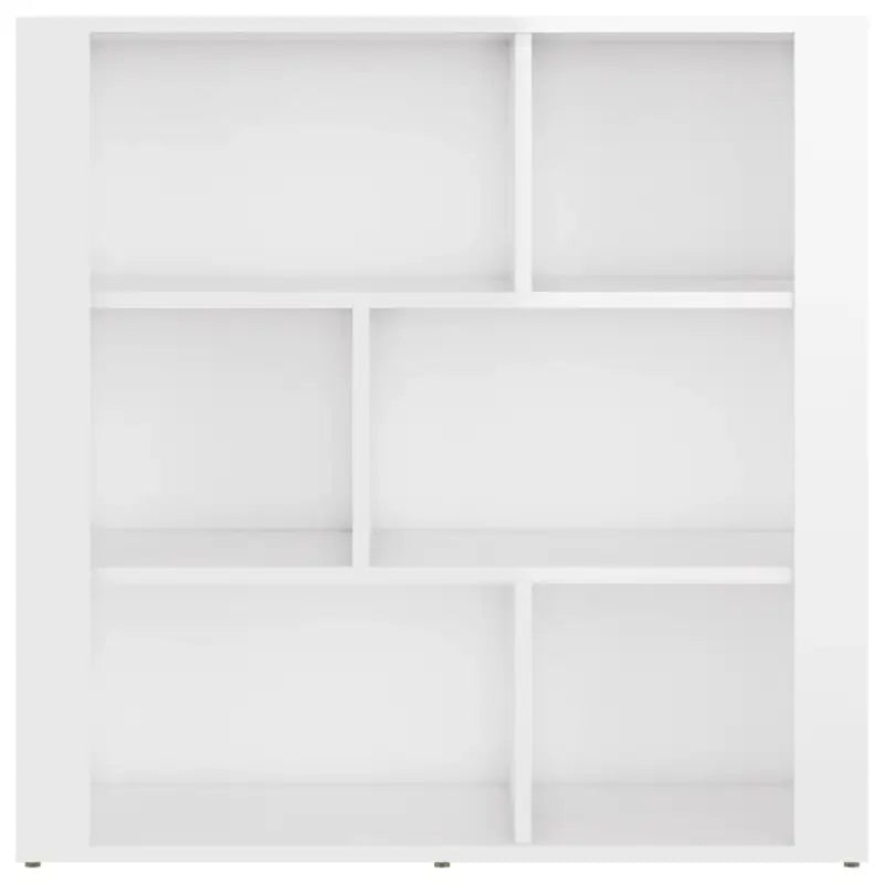 Hoogglans wit dressoir van bewerkt hout met elegante uitstraling - Dressoirs & buffetkasten