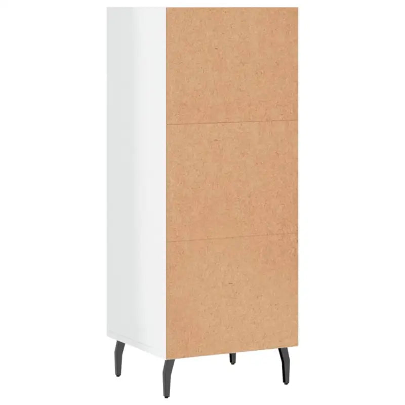 Hoogglans wit dressoir van bewerkt hout met tijdloze uitstraling - Dressoirs & buffetkasten